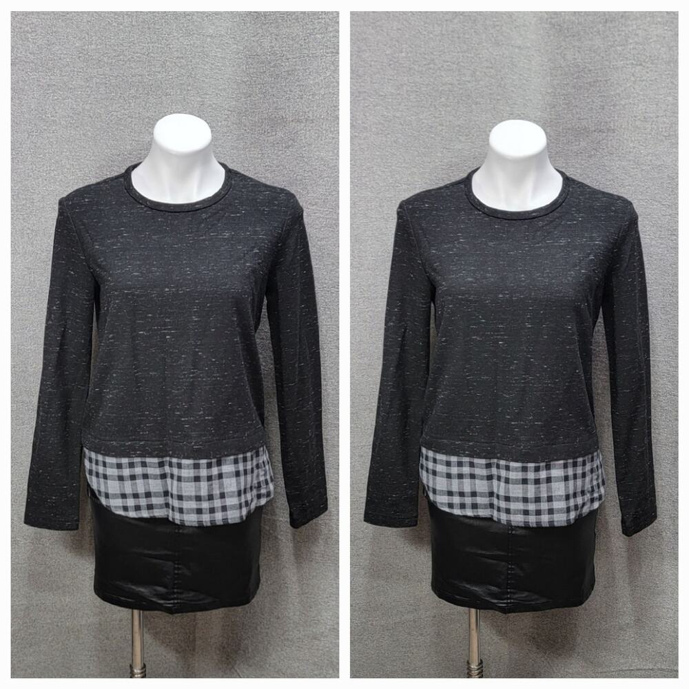 FINLEY LONG SLEEVE SWEATSHIRT, SIZE S